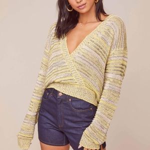 ASTR the label Kent wrap sweater Large